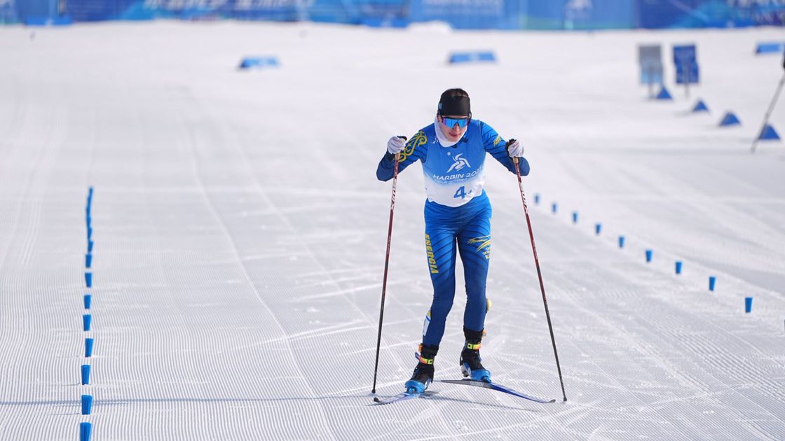 Казахстанская лыжница Надежда Степашкина