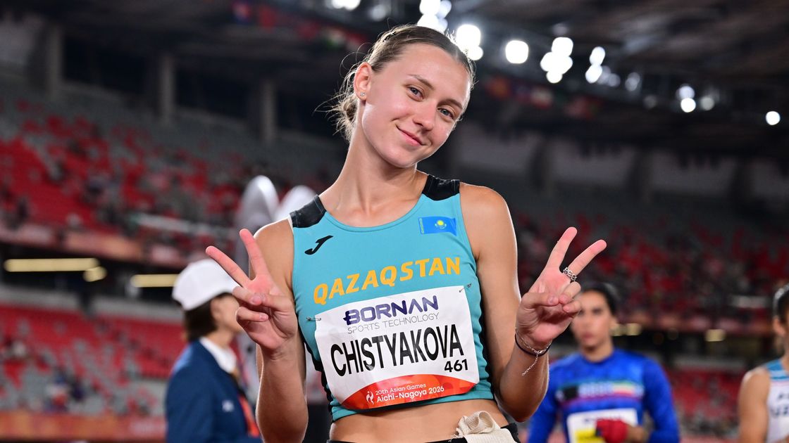 Казахстанская легкоатлетка Алина Чистякова