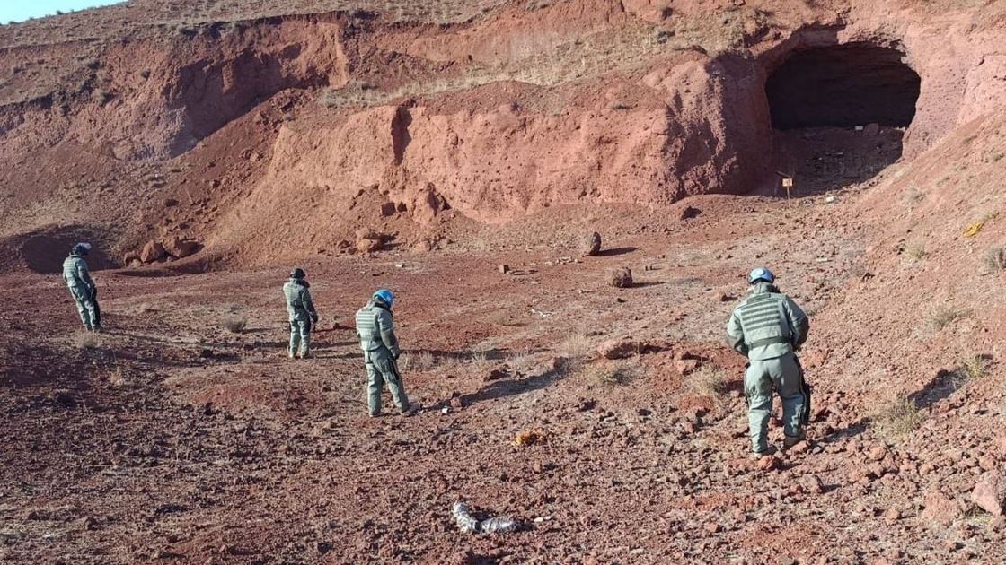 Казахстанские саперы на Голанских высотах