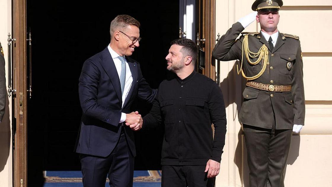 Александр Стубб и Владимир Зеленский