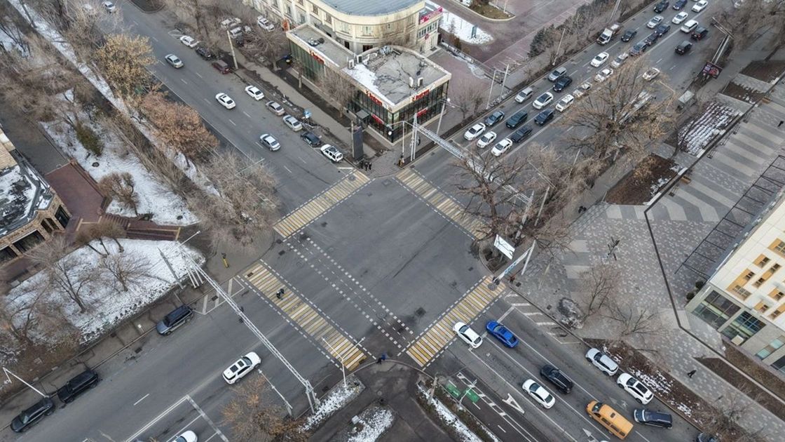 Алматы көшелерінің қиылысы