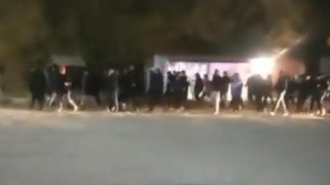Массовая драка в Алматинской области