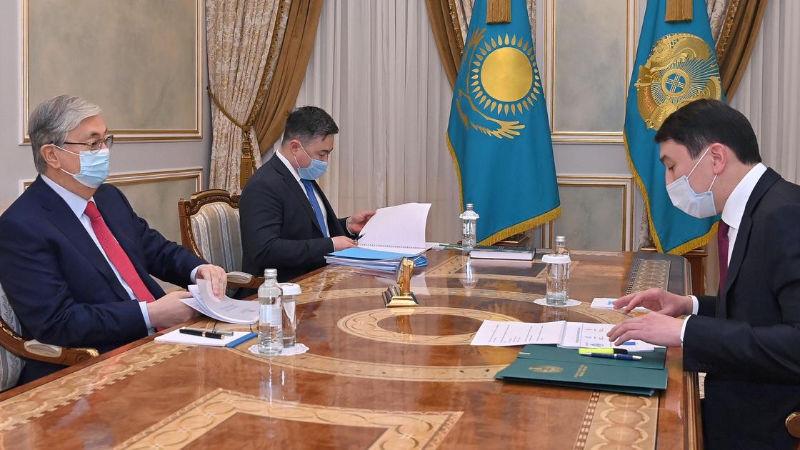 Касым-Жомарт Токаев принял Магзума Мирзагалиева