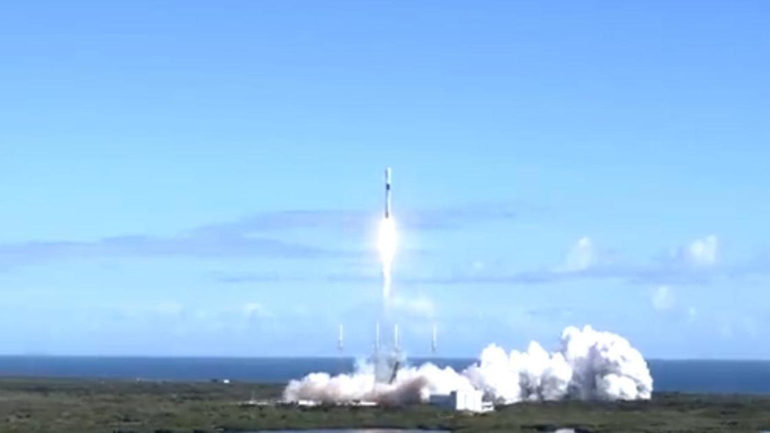 Запуск ракеты-носителя SpaceX