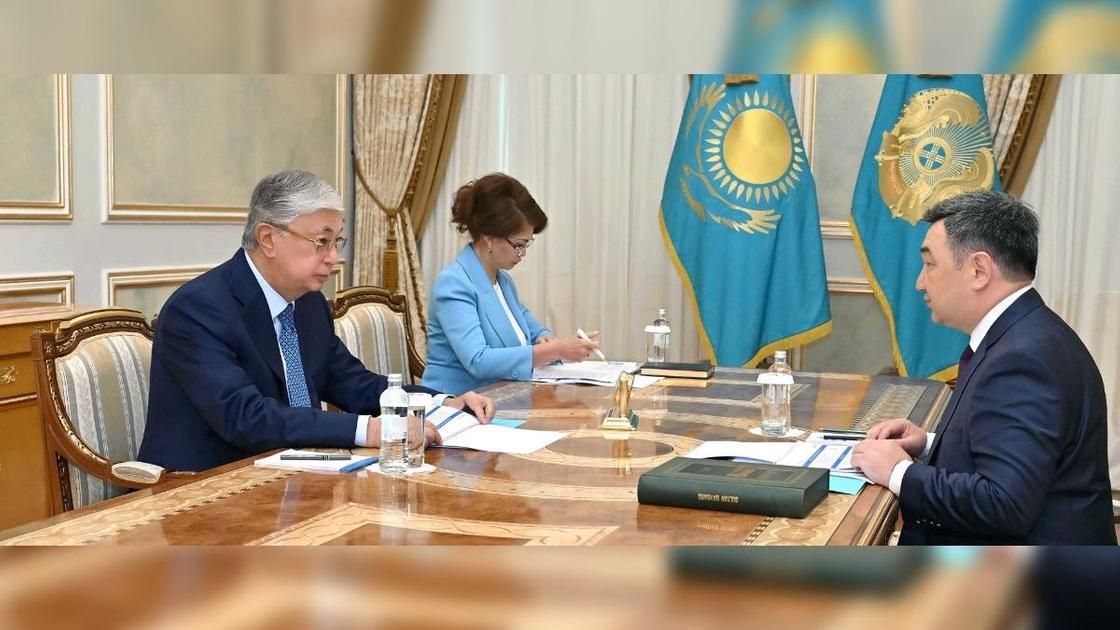 Касым-Жомарт Токаев и Дархан Кыдырали