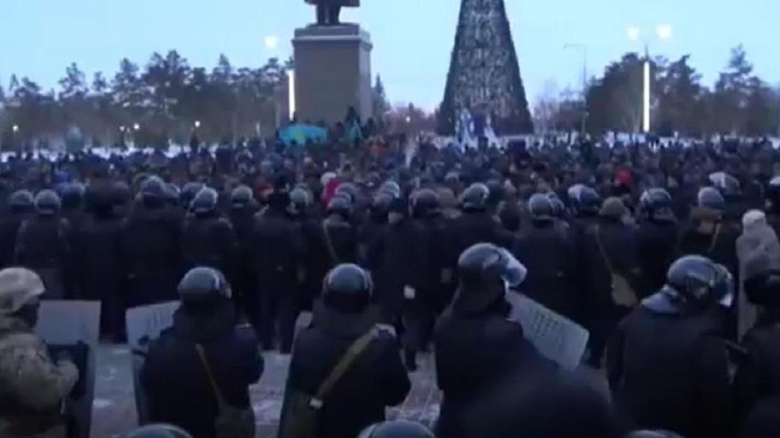 Павлодар во время протестов