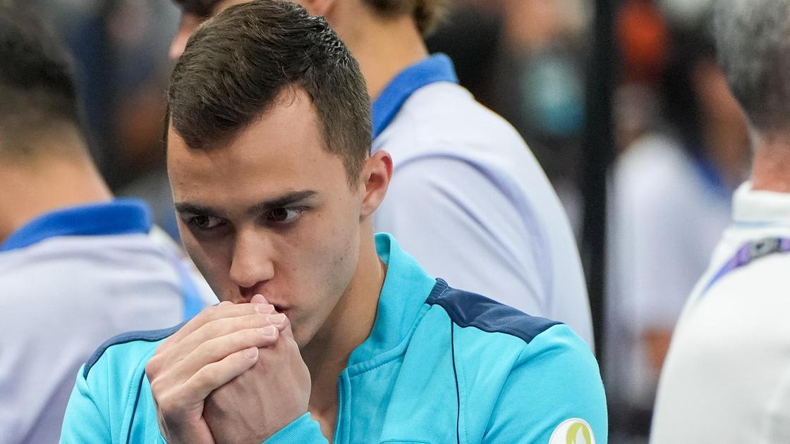 Казахстанский гимнаст Милад Карими