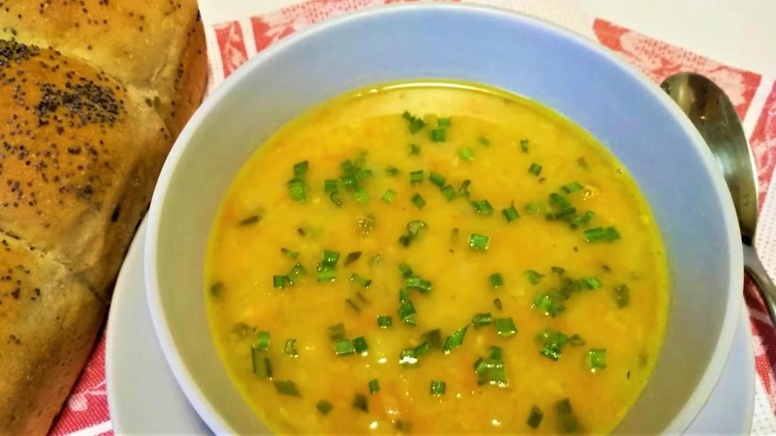 Готовый гороховый суп совершенно без мяса