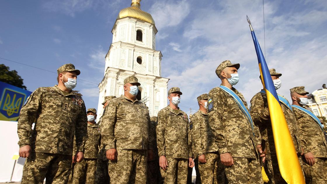 Военные в Киеве