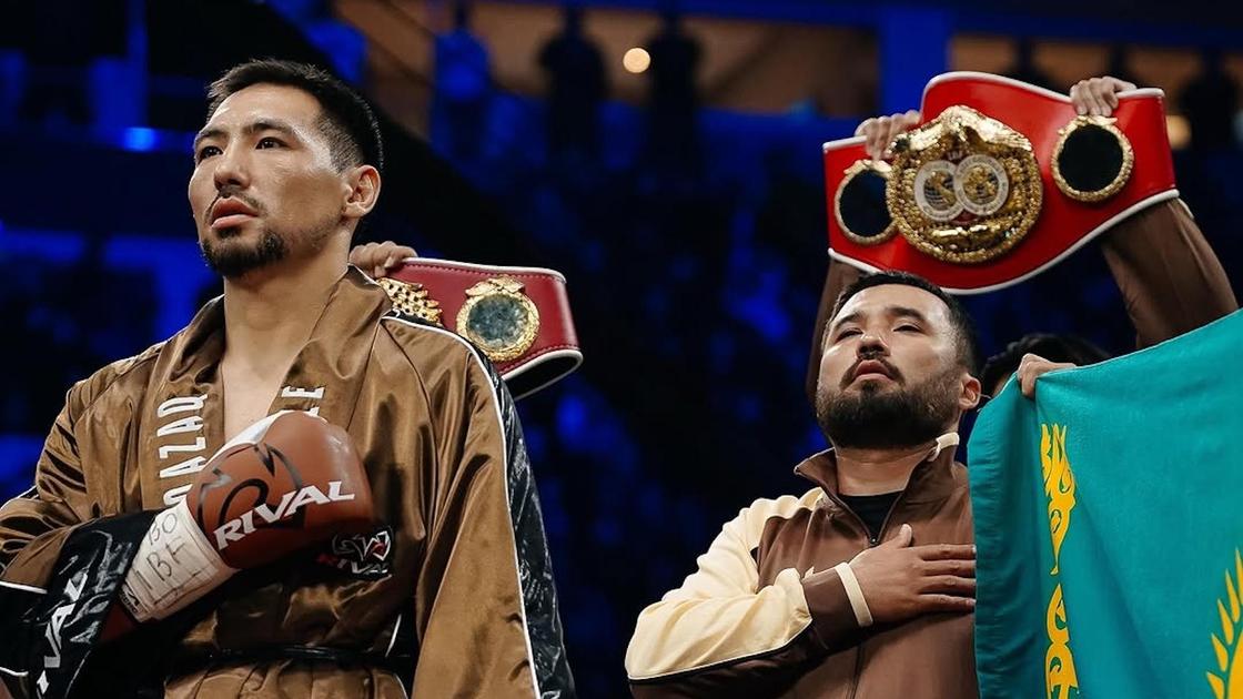 Казахстанский боксер Жанибек Алимханулы