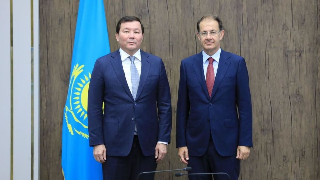 Встреча Асхата Шахарова с руководителем направления возобновляемой энергетики Eni Plenitude SpA