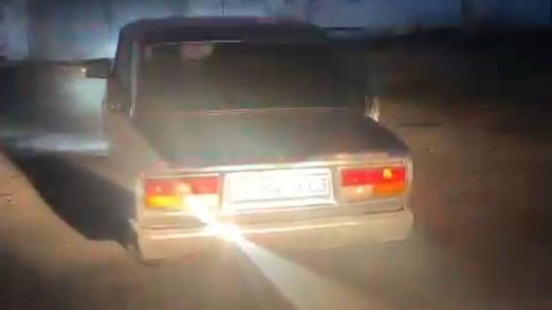 Машина с фальшивыми номерами