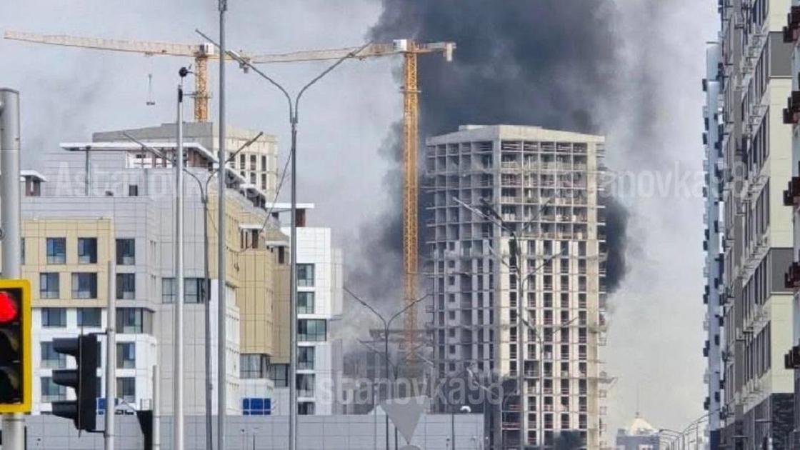 Пожар в Астане