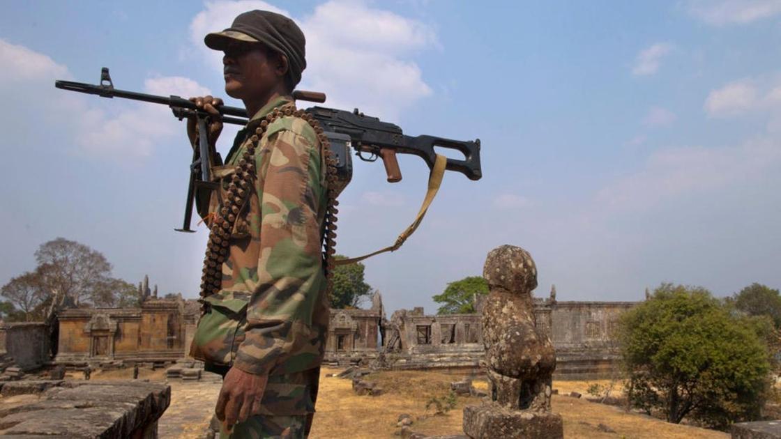 Военный в Камбоджи