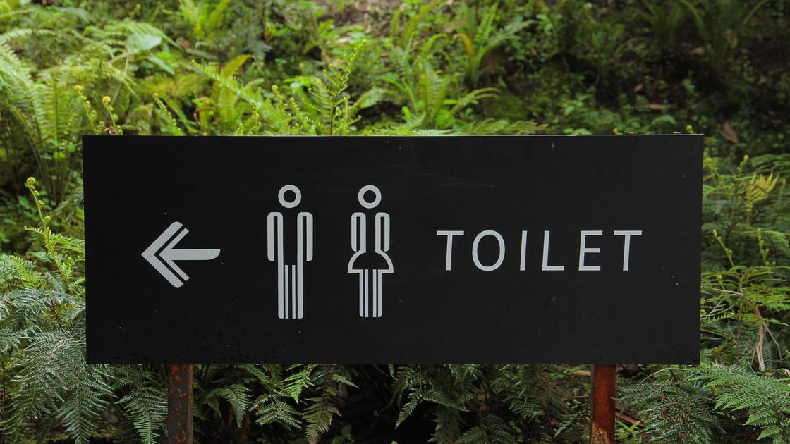 Знак, указывающий на туалет