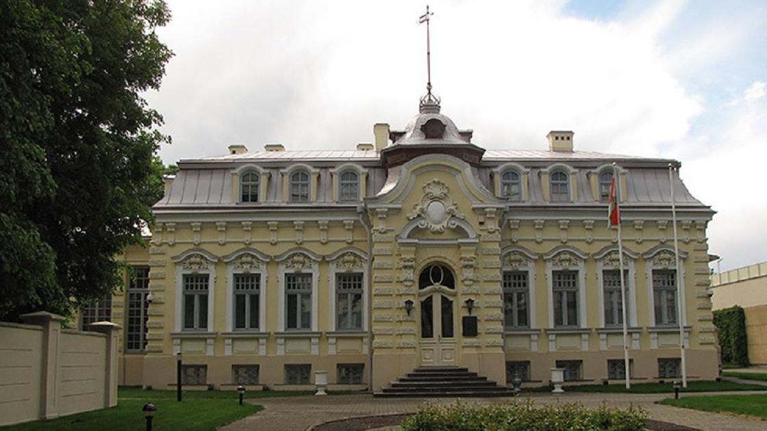 Здание посольства Беларуси в Литве