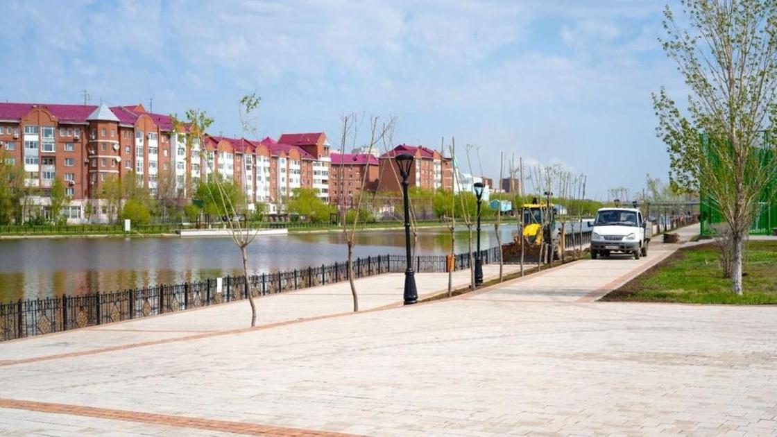 Набережная в Астане