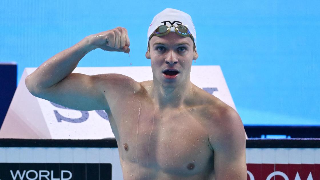 Французский пловец Леон Маршан