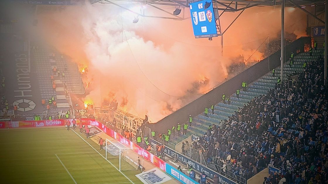 Футбольный матч "Магдебург" - "Динамо"