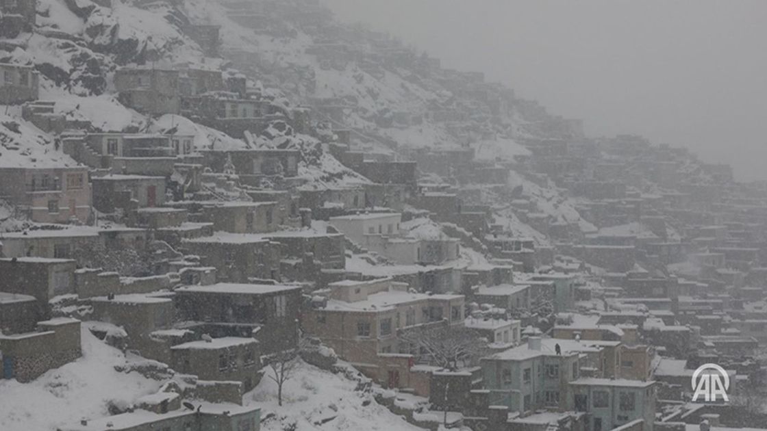 Снегопад в Афганистане