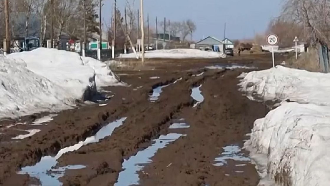 Дороги в селе Жанабет