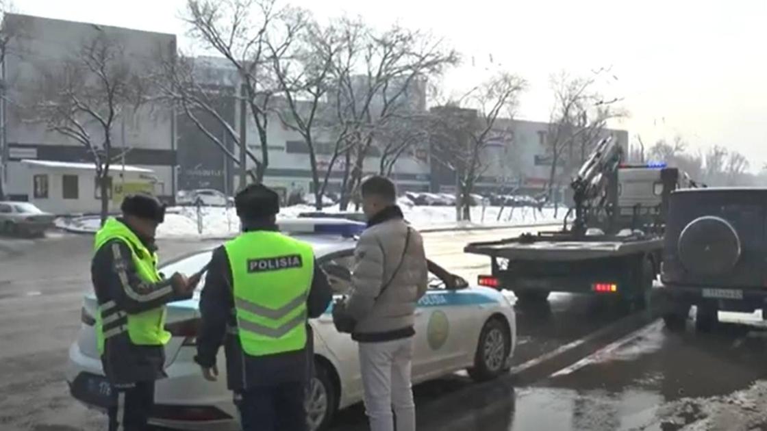 Полиция в Алматы