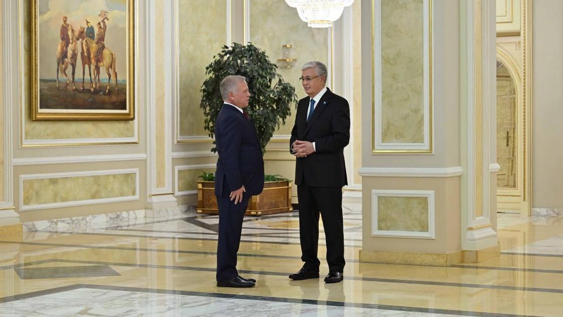 Қазақстан президенті мен Иордания королі
