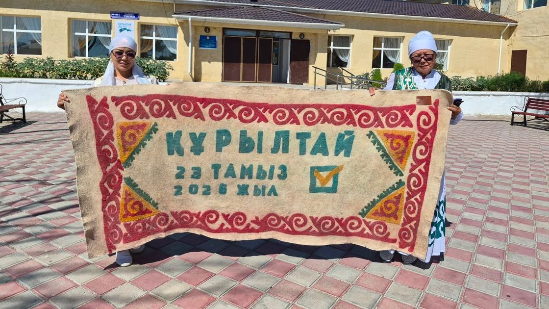 Мангистауская мастерица на выборах