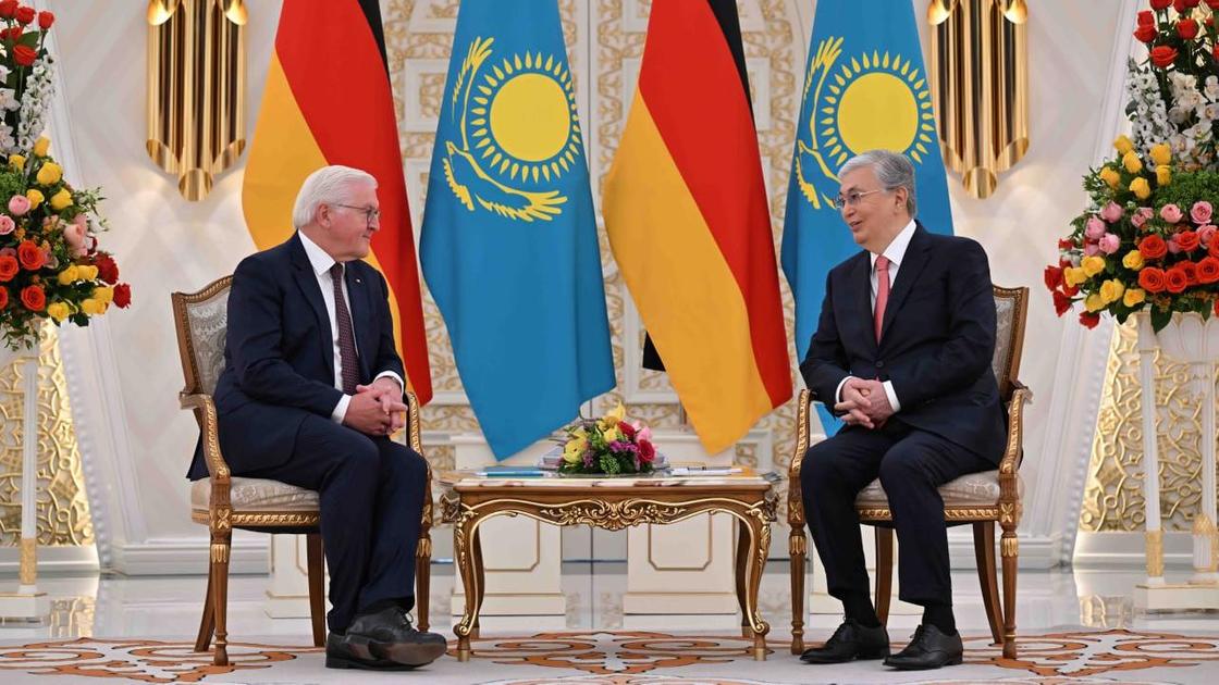 Касым-Жомарт Токаев и Франк-Вальтер Штайнмайер