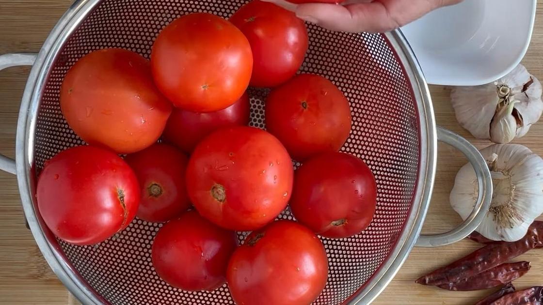 Вымытые томаты