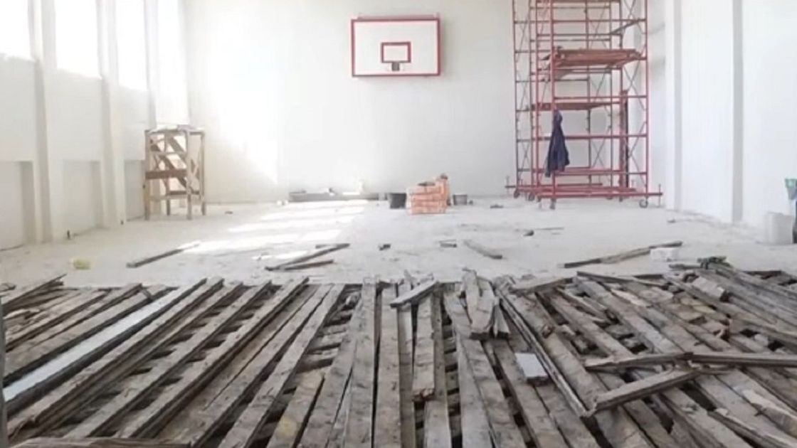 Ремонт школы в Костанайской области
