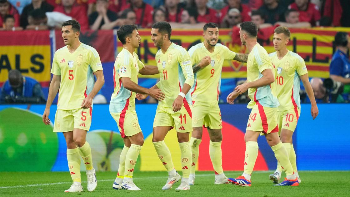 Футболисты сборной Испании на Евро-2024