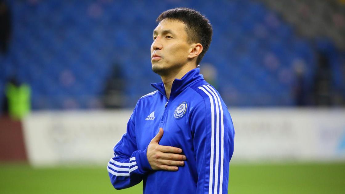 Казахстанский футболист Асхат Тагыберген