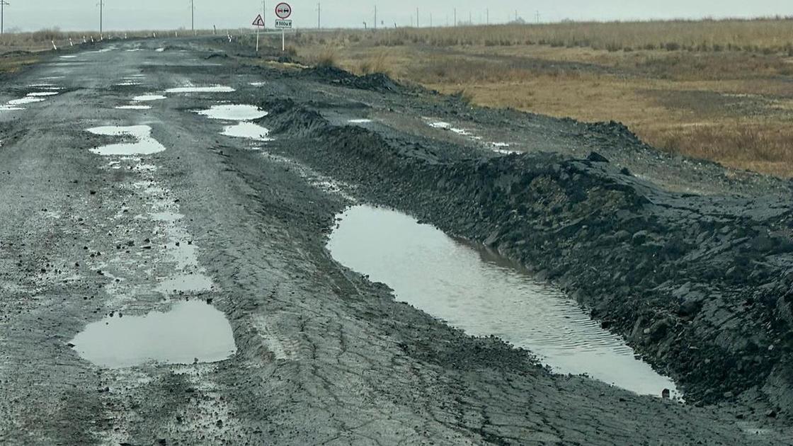 Дорога в Актюбинской области