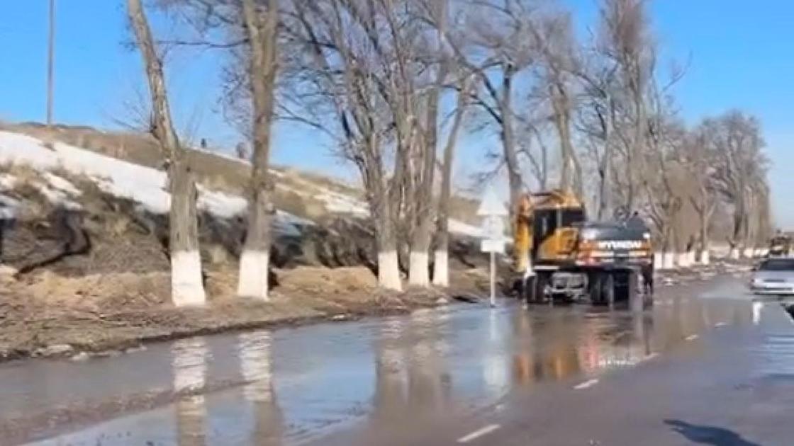 Подтопление в Жамбылском районе Алматинской области