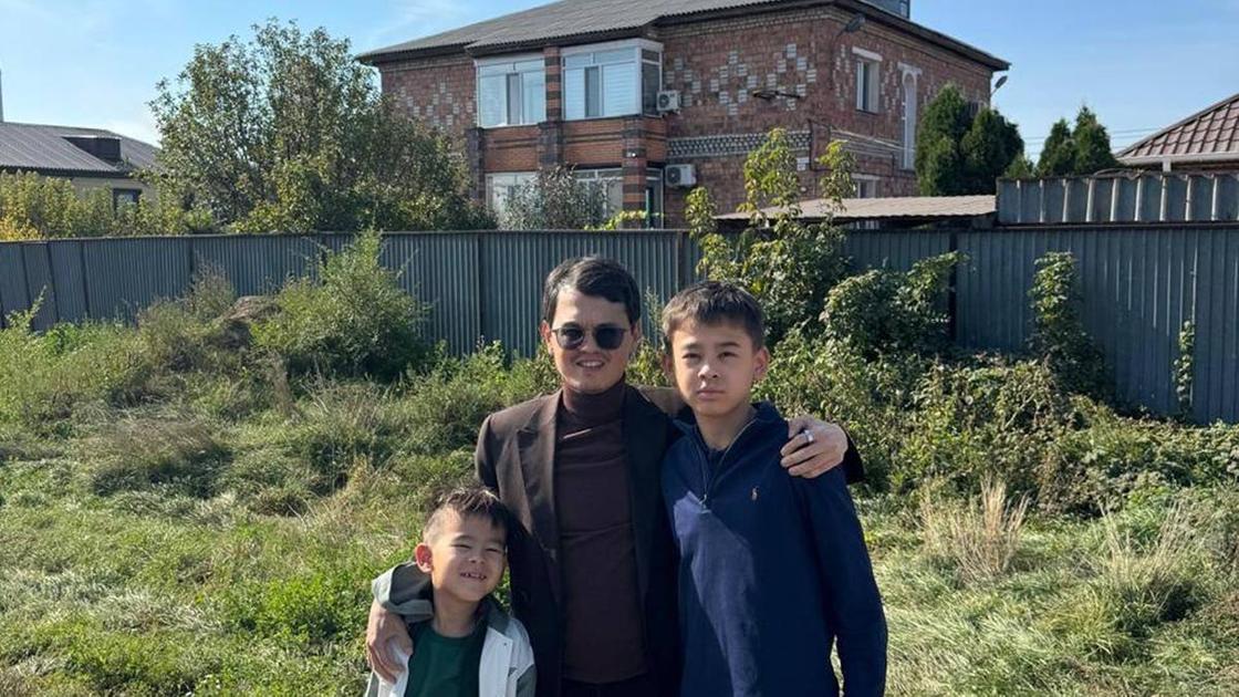 Багдат Мусин с сыновьями