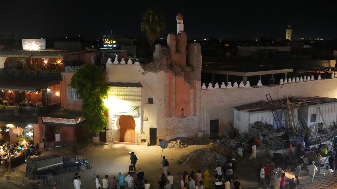 Разрушенная мечеть в Марракеше
