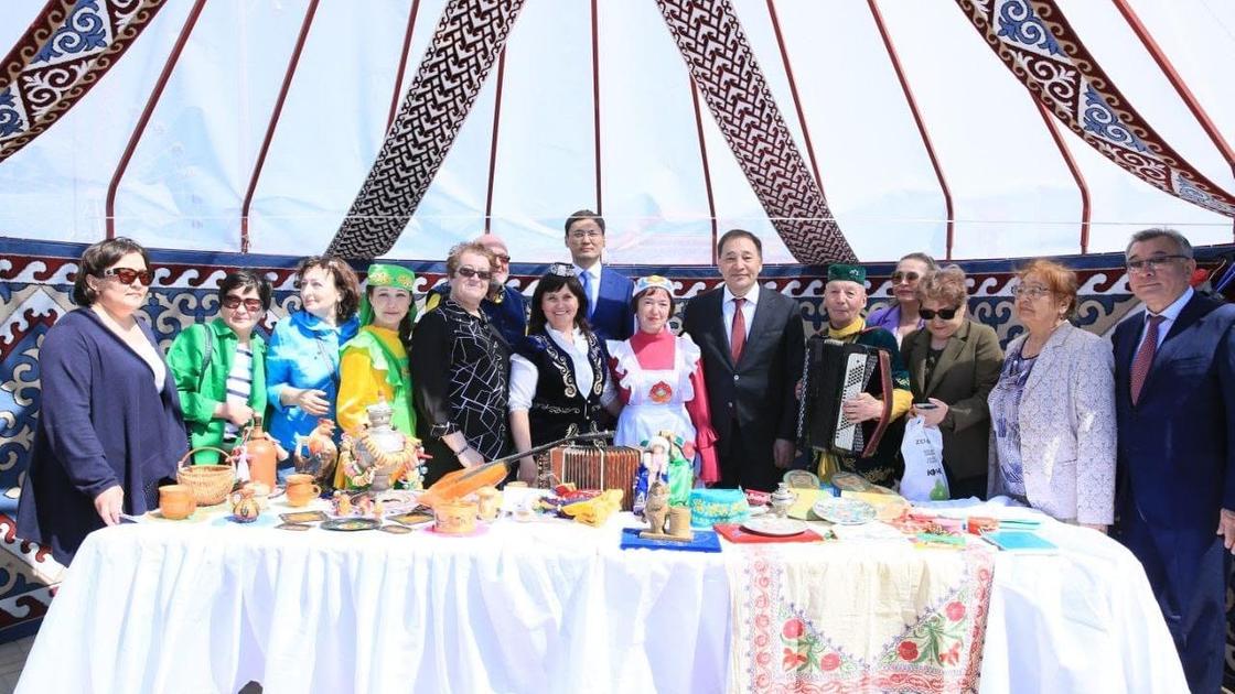Ералы Тугжанов на праздновании Дня единства Народа Казахстана