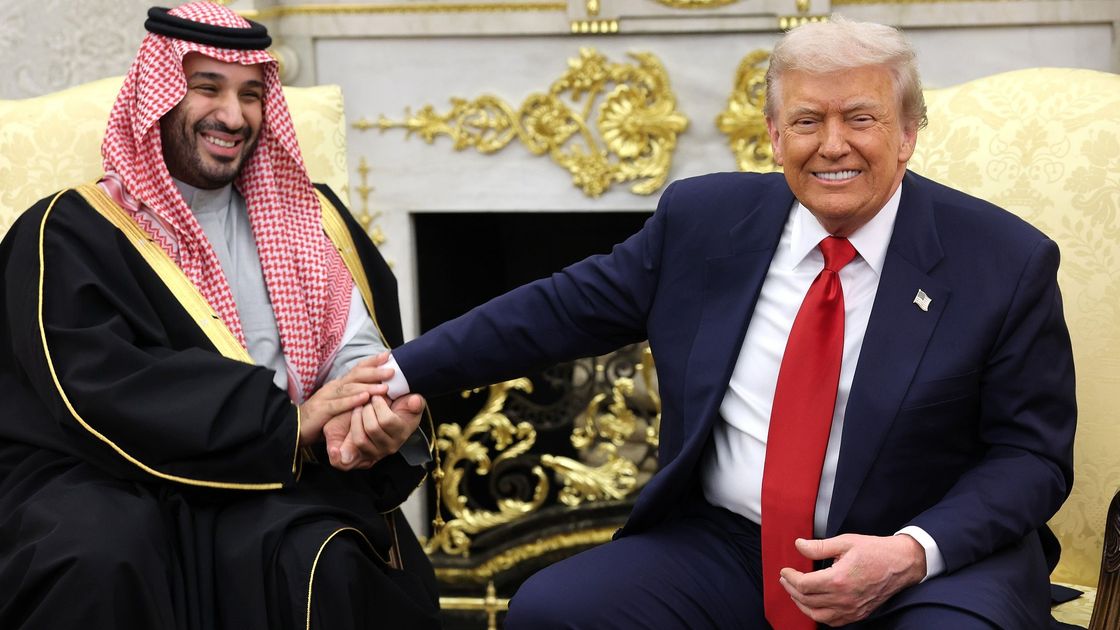 Дональд Трамп и Мохаммед бин Салман