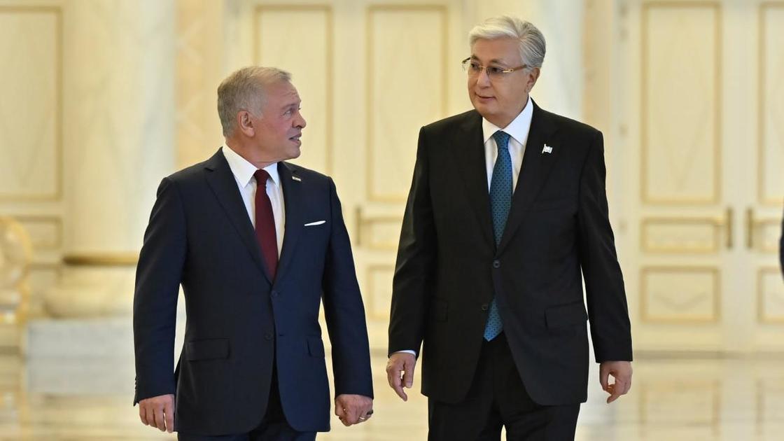 Қазақстан президенті мен Иордания королі