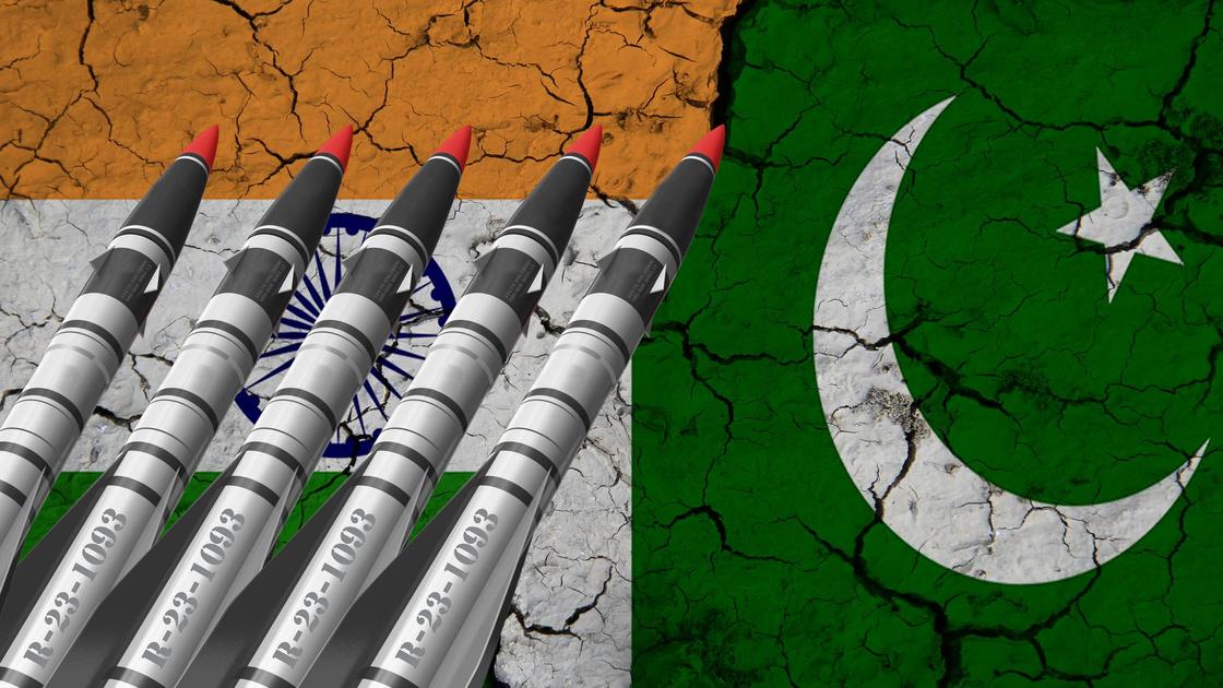 Флаги Индии и Пакистана