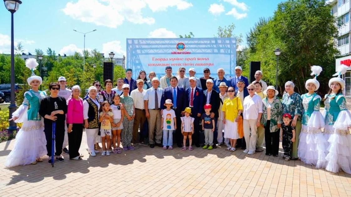 В столичном районе "Байконыр" открылся новый сквер