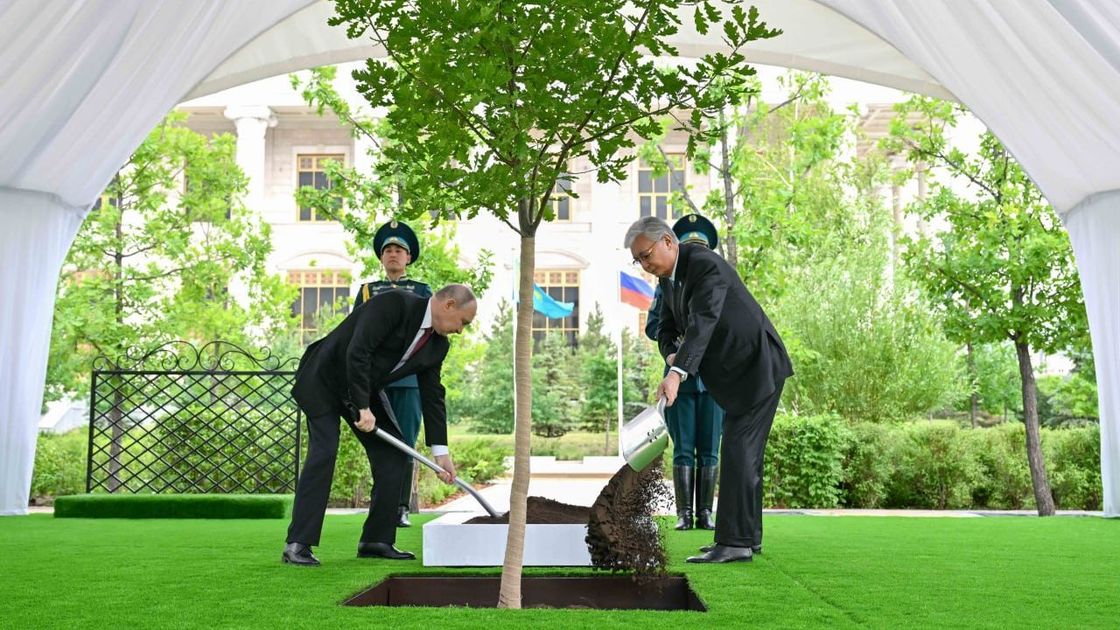 Владимир Путин и Касым-Жомарт Токаев