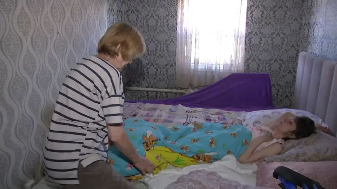 Ксения Якимова мен анасы