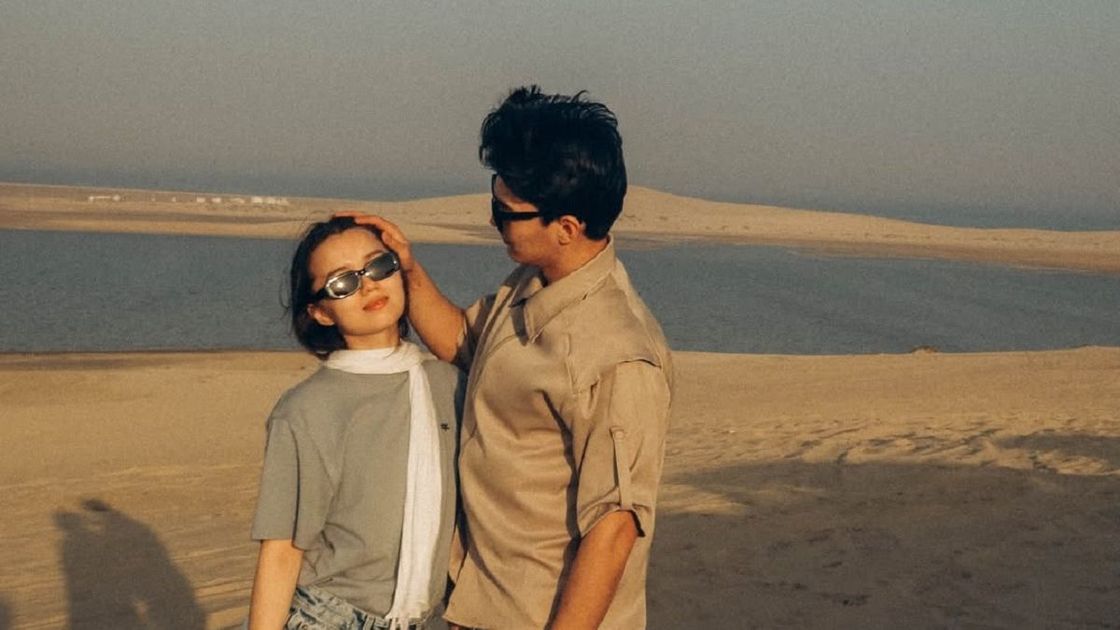 Раушан Кудайберген с мужем