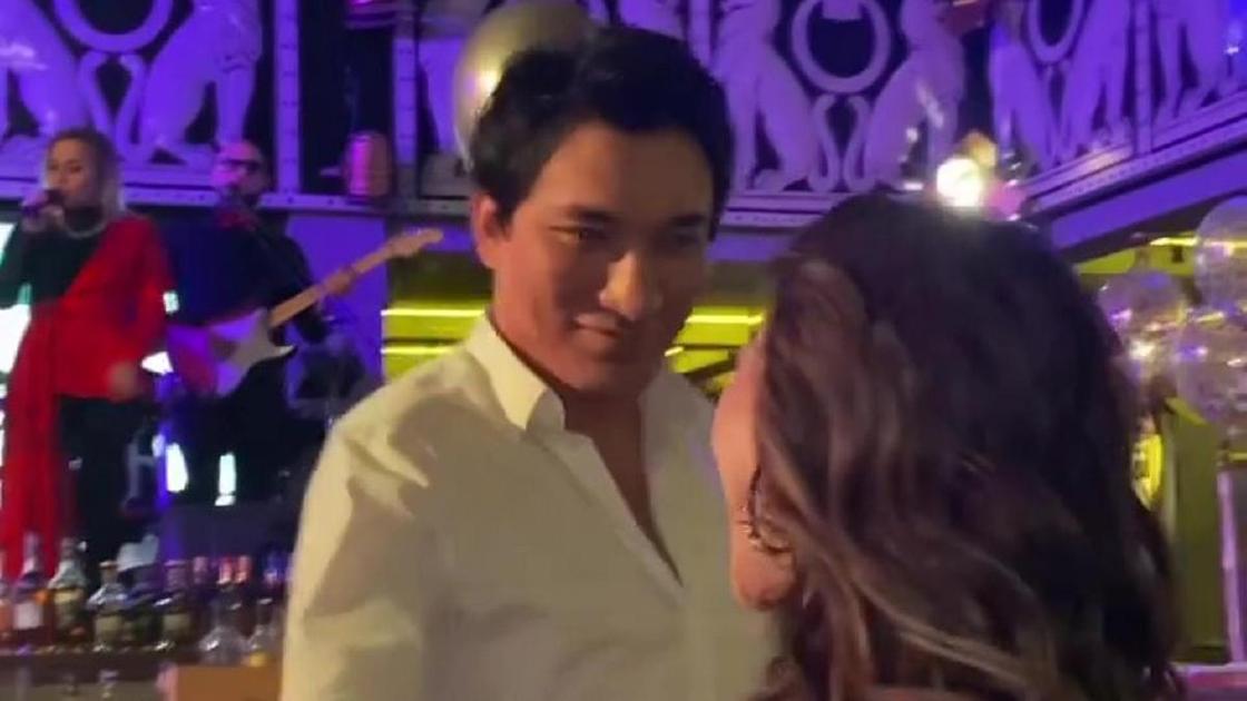 Алишер Каримов и Маржан Арапбаева