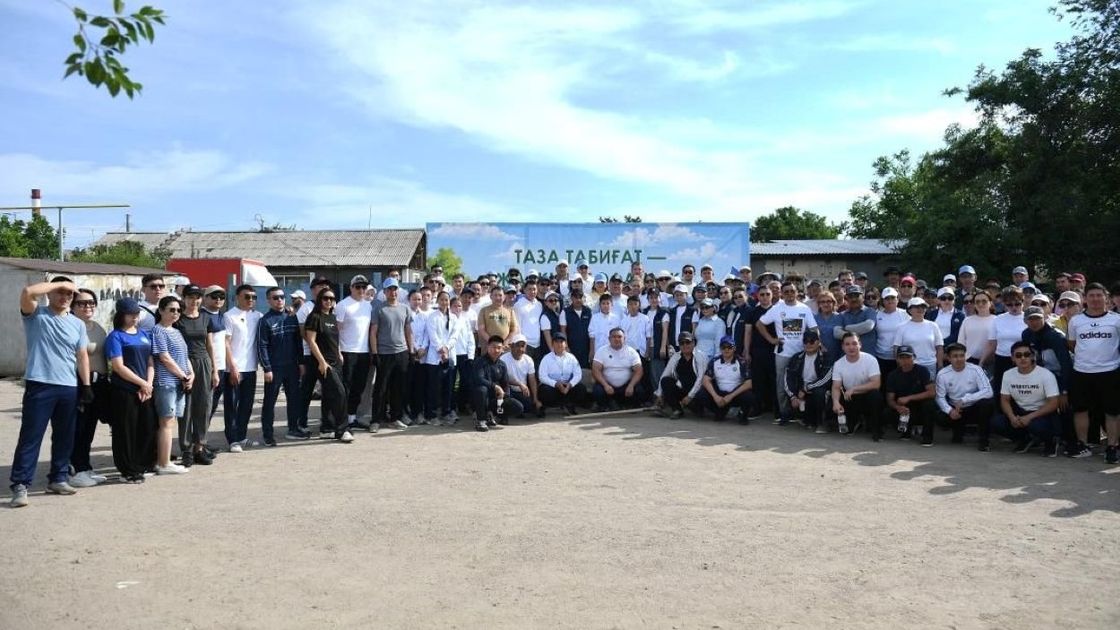 Акция "Таза Қазақстан" в Алматинской области
