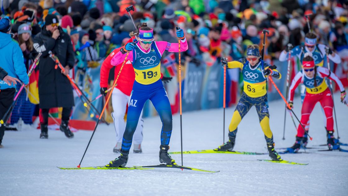 Казахстанская биатлонистка Милана Генева