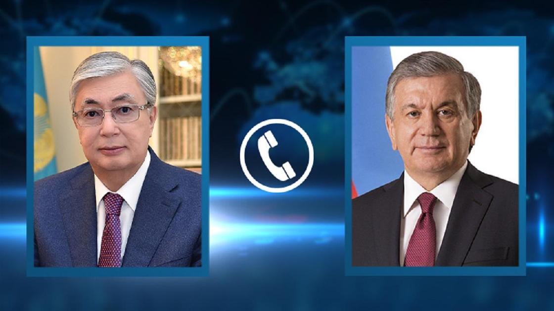 Қасым-Жомарт Тоқаев пен Шавкат Мирзиеев Қасым-Жомарт Тоқаев пен Шавкат Мирзиеев