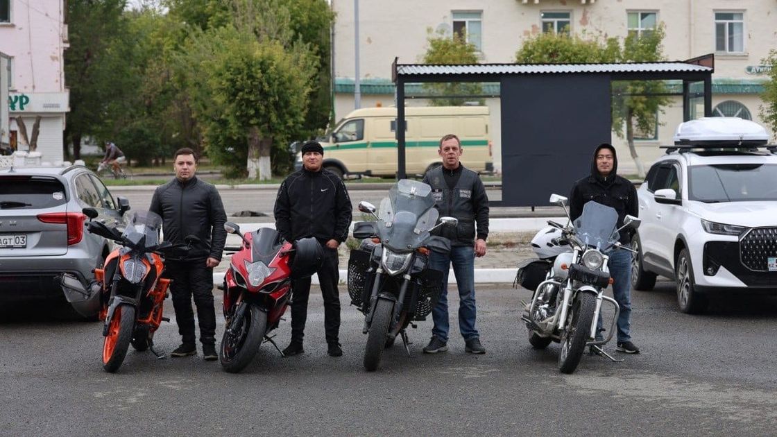 Байкеры на выборах в Курултай в Кокшетау